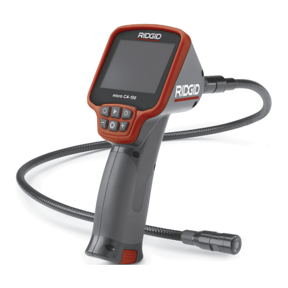 RIDGID micro CA-150 Mode D'emploi