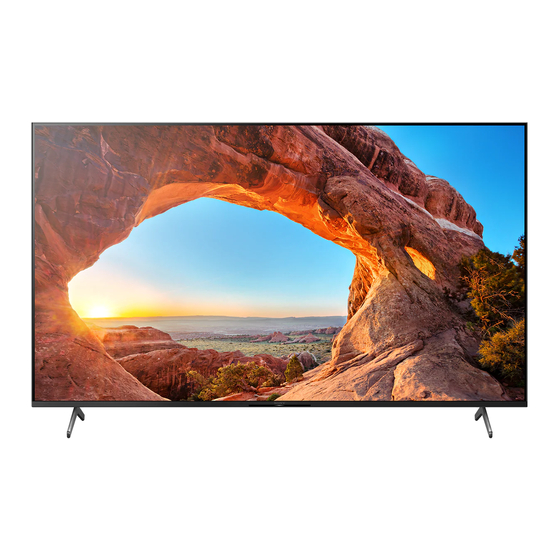 Sony BRAVIA KD-85X85J Manuel De Référence