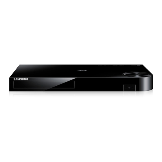 Samsung BD-F6500 Manuel D'utilisation