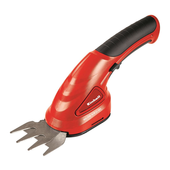 EINHELL GC-CG 3,6 Li WT Instructions D'origine