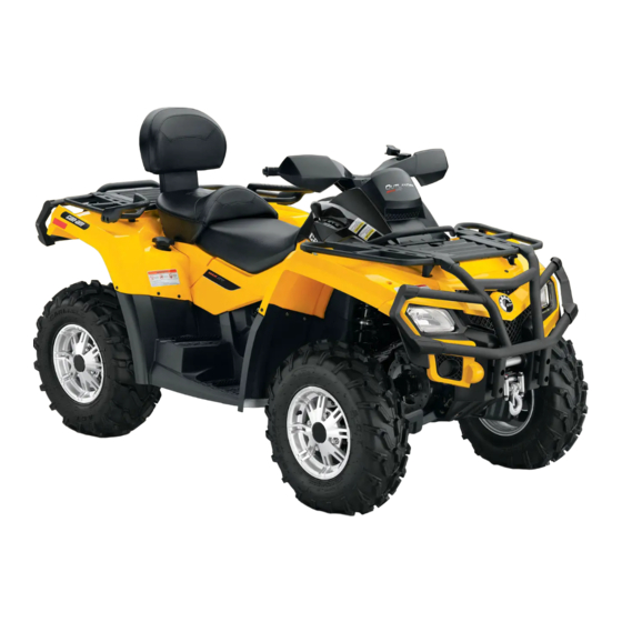 BRP Can-Am OUTLANDER 500 EFI 2012 Guide Du Conducteur