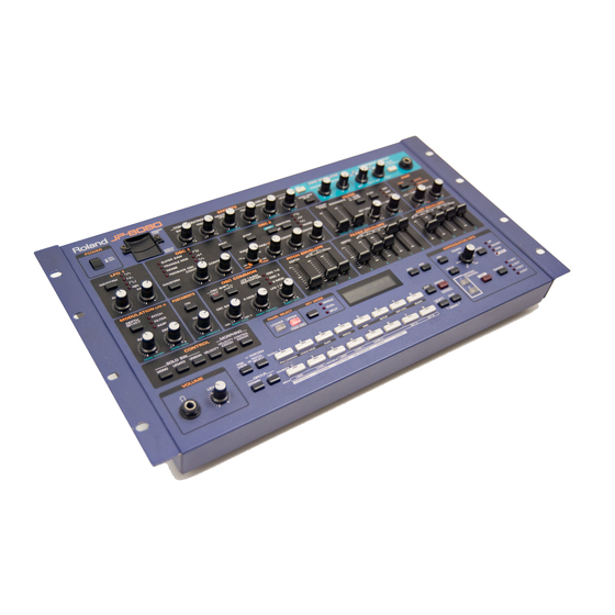 Roland JP-8080 Manuels