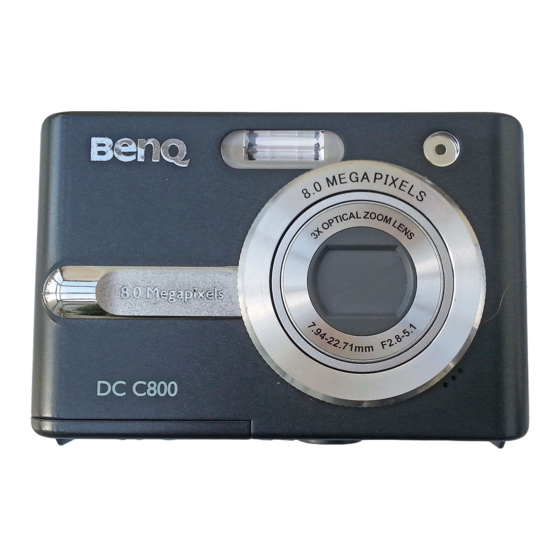 BenQ DC C800 Mode D'emploi