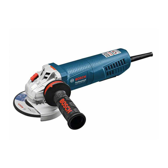 Bosch GWS Professional 12-125 CIPX Notice Originale