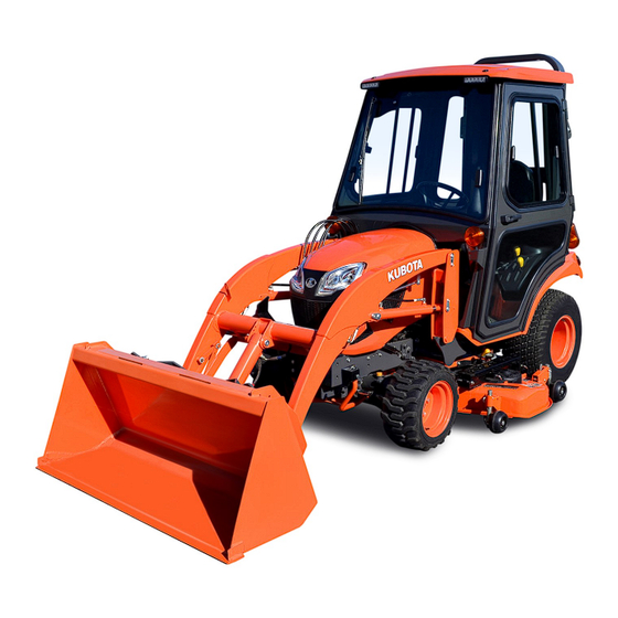 Kubota BX1880 Manuel De L'utilisateur