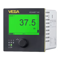 Vega VEGAMET 342 Mise En Service