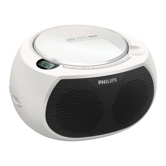 Philips AZ380W Mode D'emploi