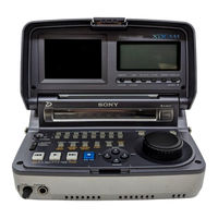 Sony PDW-V1 Manuel D'utilisation