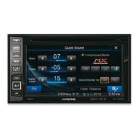 Alpine ADVANCED NAVI STATION INE-W990BT Guide De Référence Rapide