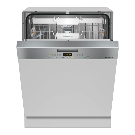 Miele G 5110 SCi Notice De Montage