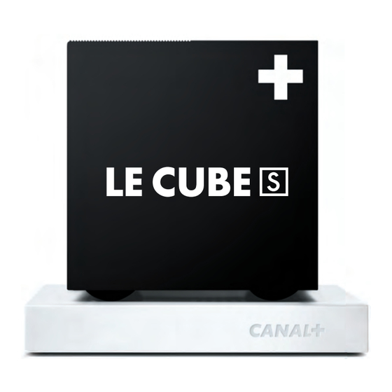 CANALSAT CANAL+ LE CUBE S Mode D'emploi