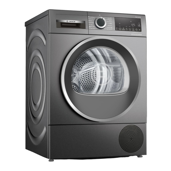 Bosch WQG235DREU Manuel D'utilisation Et Notice D'installation