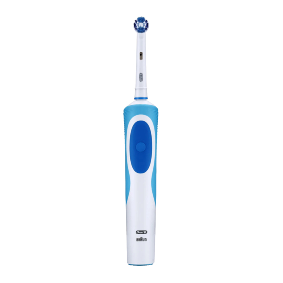 Braun Oral-B VITALITY Mode D'emploi