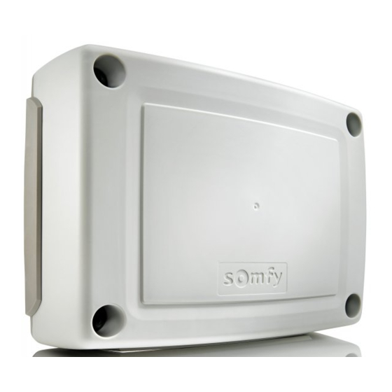 SOMFY Control Box 3S io Manuel D'utilisation