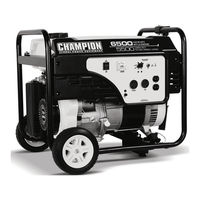 Champion Global Power Equipment 5500 Guide D'entretien Et D'utilisation