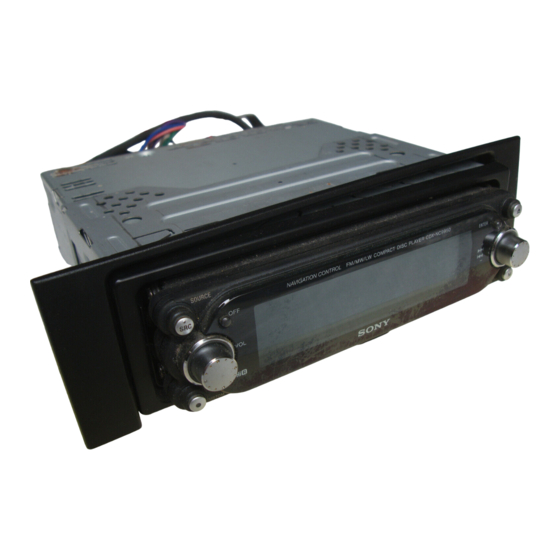 Sony CDX-NC9950 Mode D'emploi