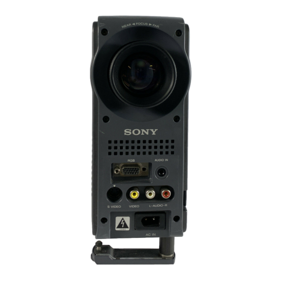 Sony CPJ-D500 Mode D'emploi