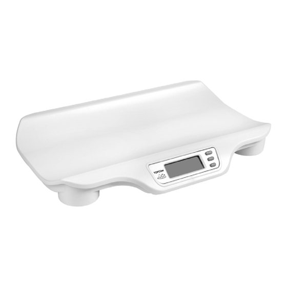 Topcom DIGITAL BABY SCALE 2010 Manuel D'utilisateur