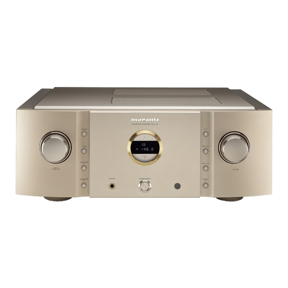 Marantz PM-11S2 Mode D'emploi