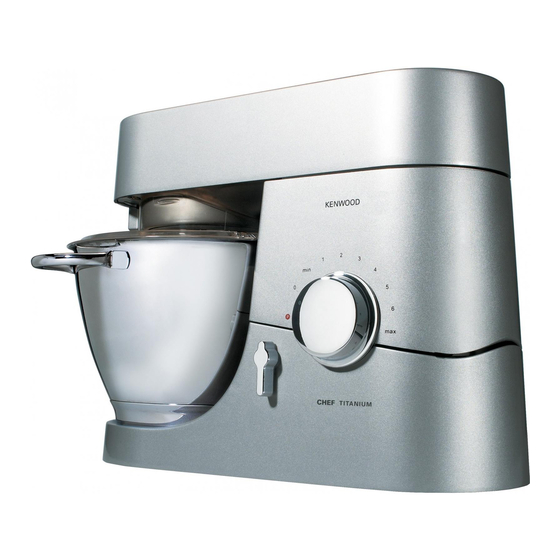 Kenwood Chef Serie Mode D'emploi