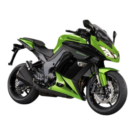 Kawasaki Z1000SX Mode D'emploi