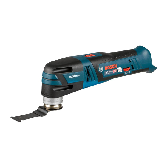 Bosch GOP 12V-28 Professional Notice Originale