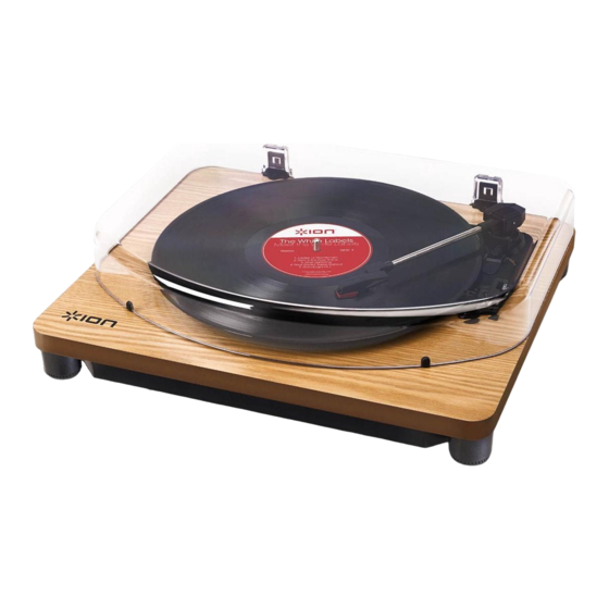 ION CLASSIC LP Guide D'utilisation Rapide