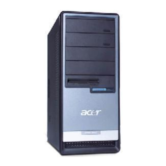 Acer Veriton 7600GT Manuel D'utilisation