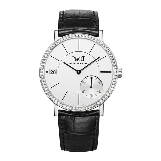 Piaget 1205P Manuels