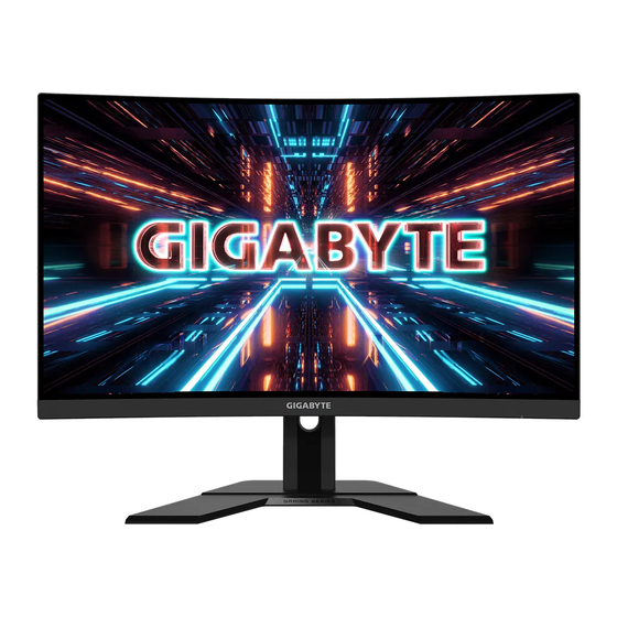 Gigabyte G27FC Manuel D'utilisation