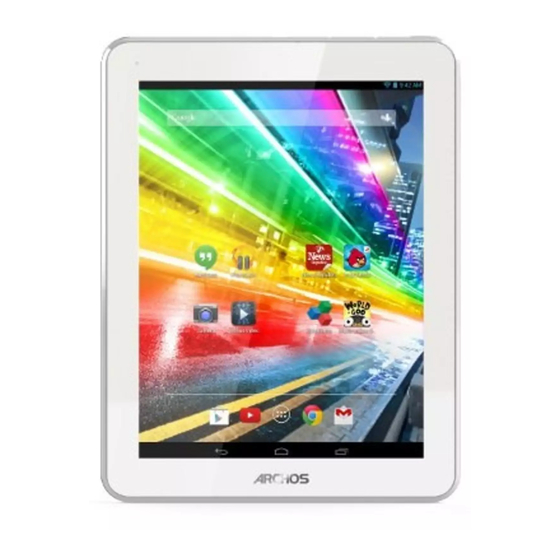 Archos 80B PLATINUM Manuels