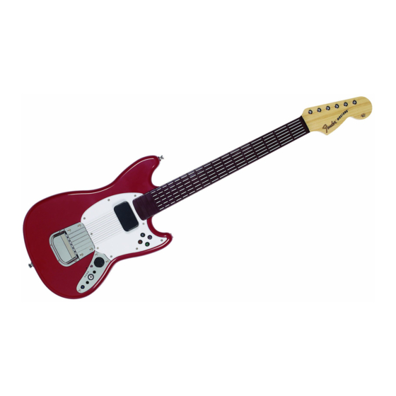 Fender ROCKBAND 3 MUSTANG PRO-GUITAR Mode D'emploi