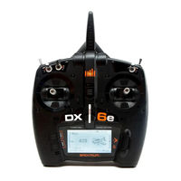 Spektrum DX6e Manuel D'utilisation