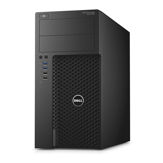 Dell Precision Tower 3620 Manuel Du Propriétaire