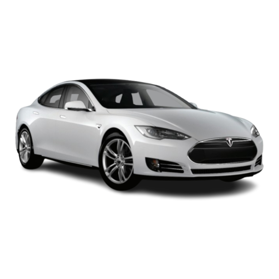 Tesla MODEL S 2014 Mode D'emploi