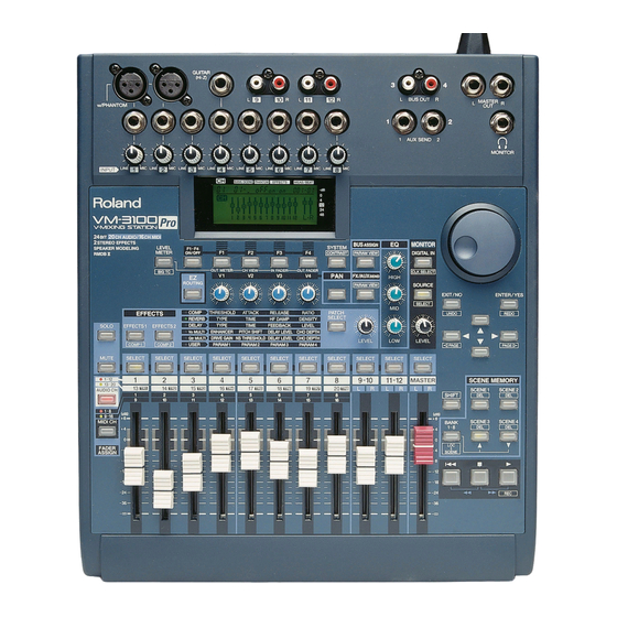 Roland V-MIXER VM-3100 Manuels