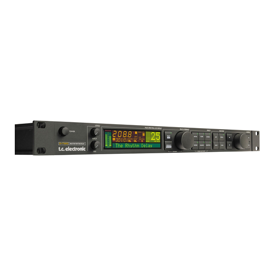 TC Electronic D-Two Guide D'utilisation