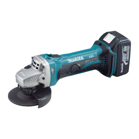 Makita DGA402 Manuel D'instructions