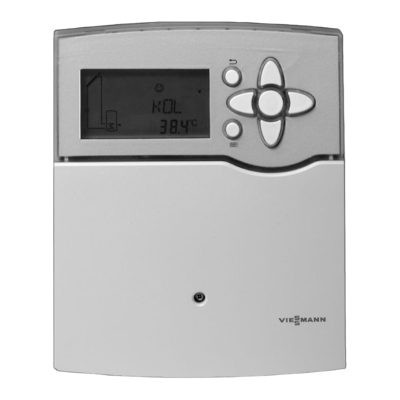 Viessmann VITOSOLIC 100 Notice D'utilisation