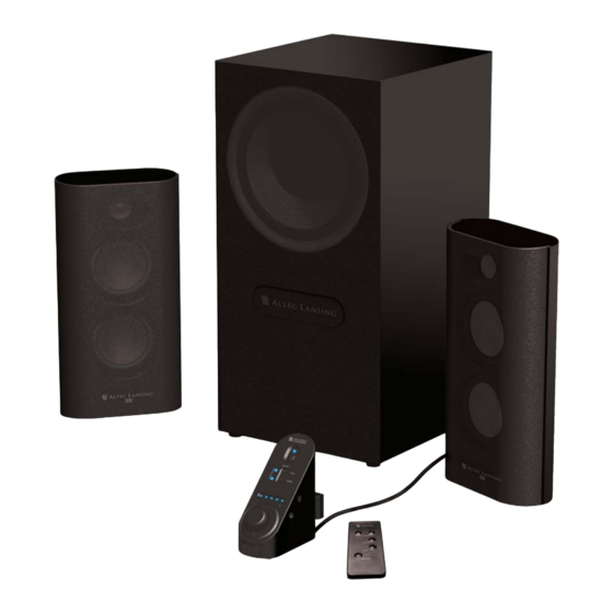 Altec Lansing MX5021 Mode D'emploi