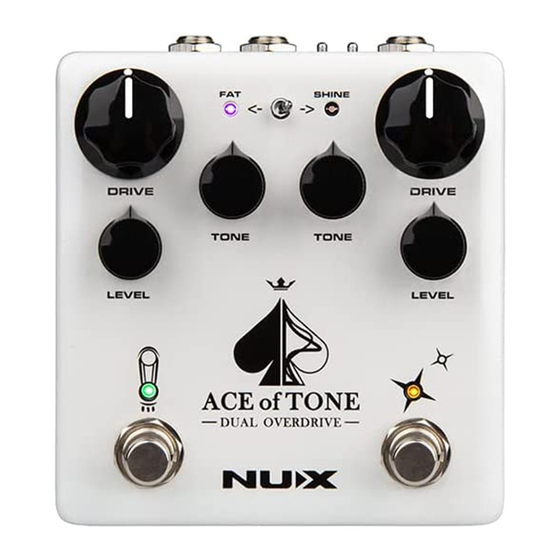 nux ACE of TONE Mode D'emploi