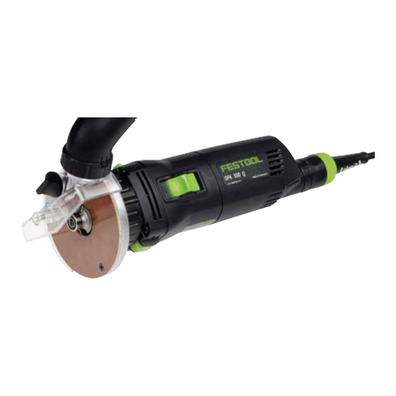 Festool OFK 500 Q Mode D'emploi