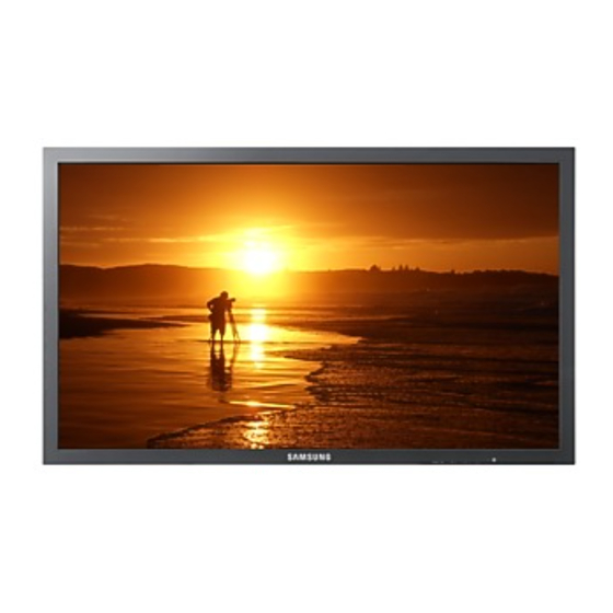 Samsung SyncMaster P64FP Mode D'emploi