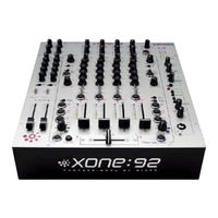 Allen & Heath XONE:92 Mode D'emploi