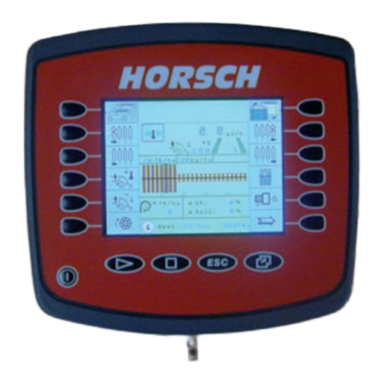 horsch E-Manager Maestro SW 9.65 Manuels