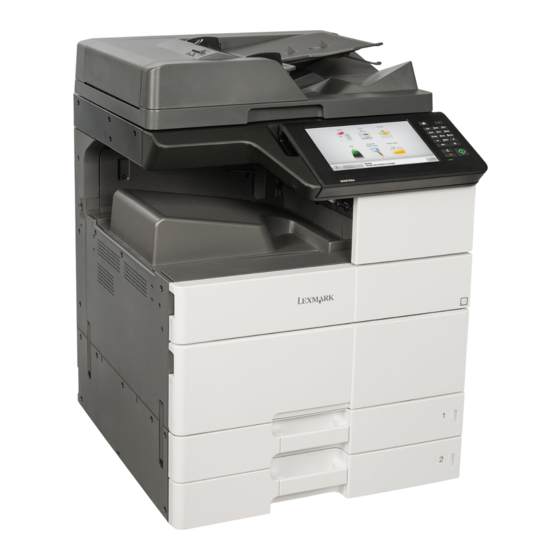 Lexmark MX910 Série Guide De L'utilisateur