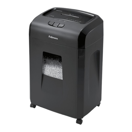 Fellowes Powershred 1800MC Mode D'emploi