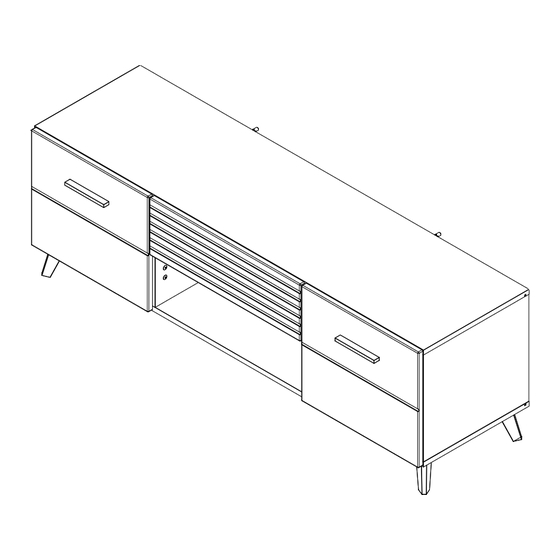 Forma Ideale BRETAGNA TV 150 UP 01347 Instructions D'assemblage