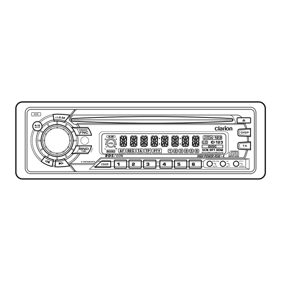 Fiat CLARION PU2312 Mode D'emploi