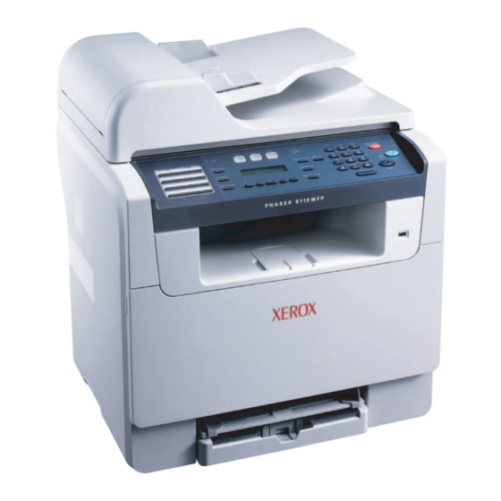 Xerox Phaser 6110MFP Guide D'utilisation